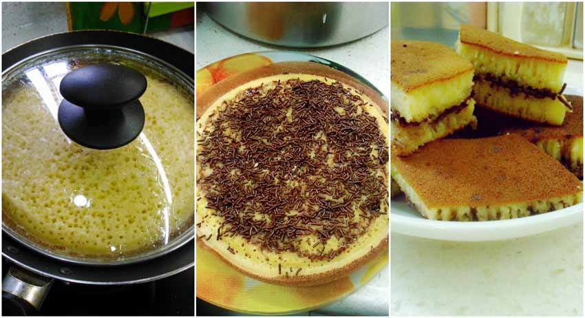 Resep Martabak Manis Teflon Ala Bunda Vee. Memang Bersarang dan Endasss