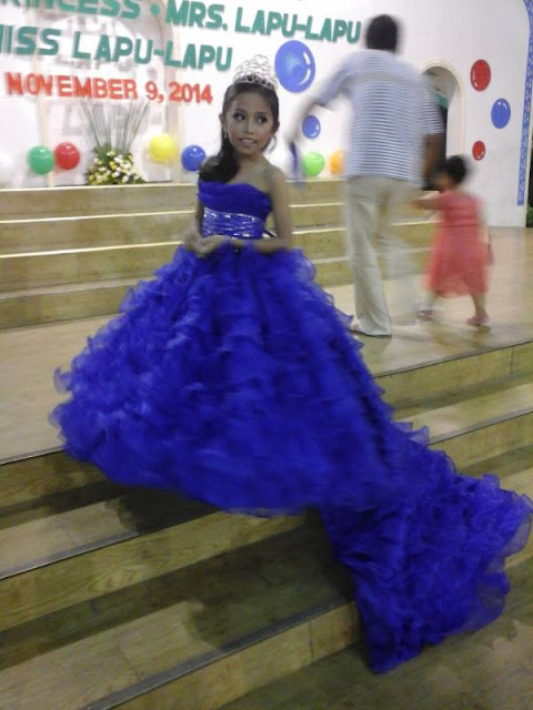 Navy Blue Princess Gown at Lapu-Lapu