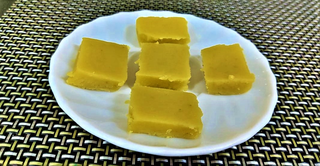 Ghee Mysore Pak Recipe - How To Make Easy & Quick Mysore Pak - Indra's Kitchen