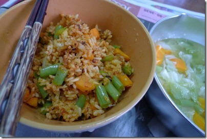 sambal fried rice x veggie soup