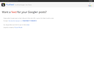 Google PlusFeed