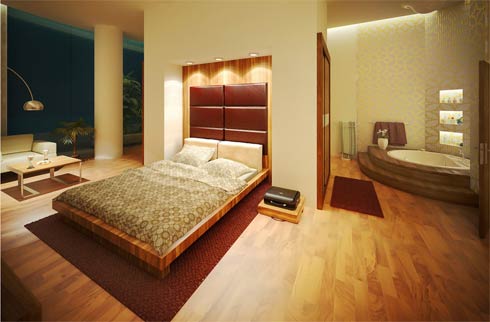 The master bedroom modern idea by Semsa Bilge-2