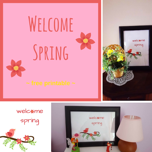 Welcome Spring free printable