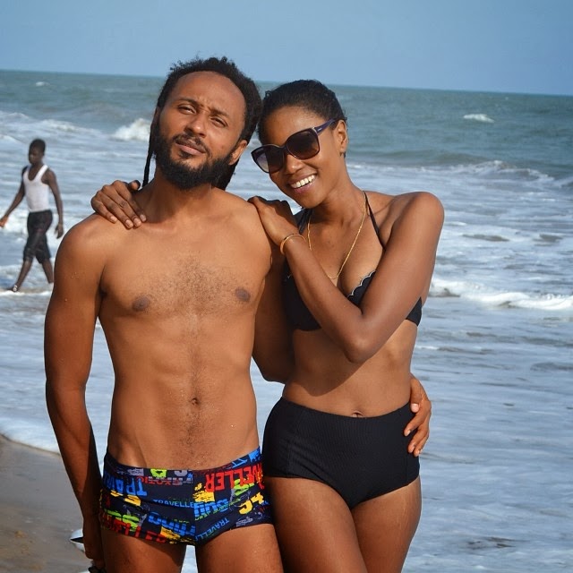 Yvonne Nelson beach birthday party