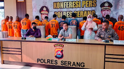 Selama Agustus, Jajaran Satreskrim Polres Serang Berhasil Amankan 14 Tersangka Judi