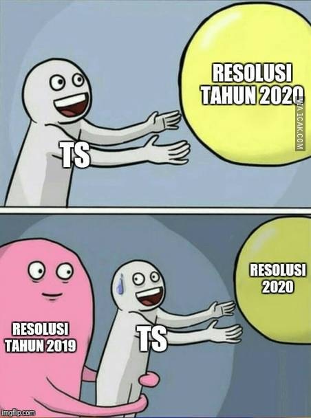 10 Meme Lucu 'Resolusi Tahun 2020' Ini Bikin Cekikikan Sendiri