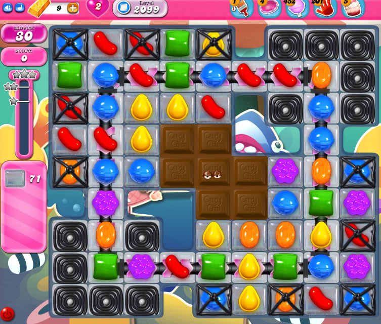 Candy Crush Saga level 2099