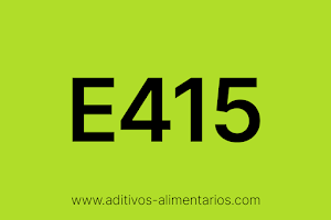 Aditivo Alimentario - E415 - Goma Xantana