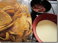 nachos, homemade salsa and sour cream, 240baon