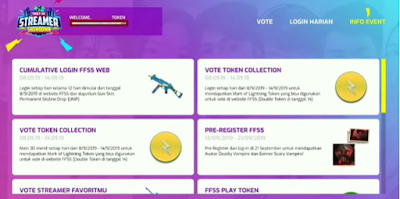 Cara Mendapatkan Voting Token Mark of LIghtning Free Fire FF, Ketahui Disini!