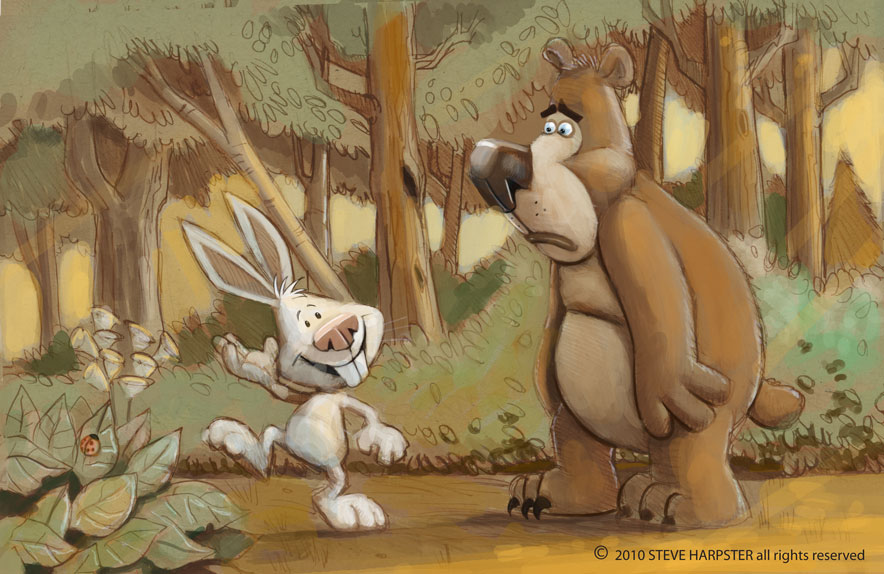 Narrative text in The story Rabbit and Bear  Guru 