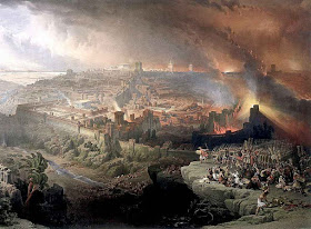 A destruição de Jerusalém foi prefigura das crises trágicas da História. David Roberts (1796 – 1864)
