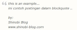 Cara Edit Blockquote dan kodenya | Turial Vicahya™