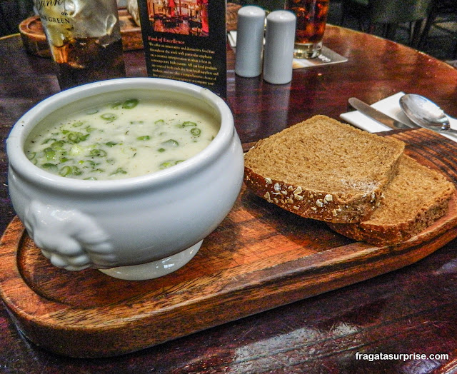 Sopa de mariscos da Irlanda