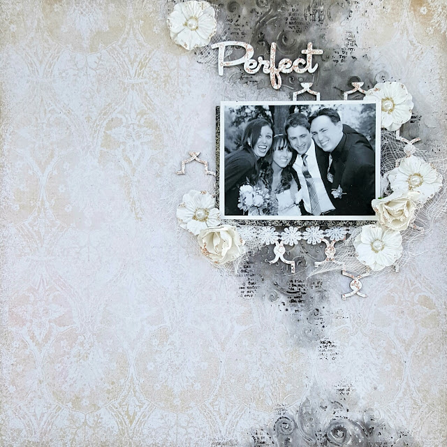 Blue Fern Studios Perfect Mixed Media Layout