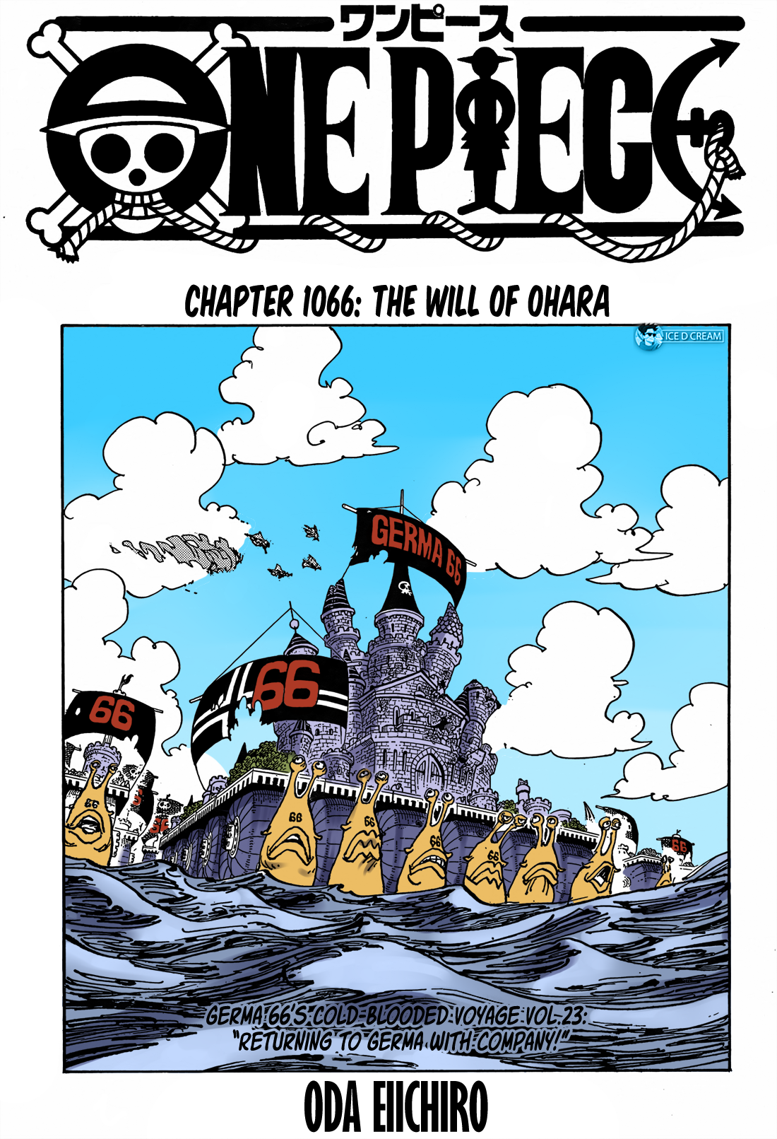 One Piece Chapter 1066 The Will Of Ohara Colored Full