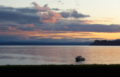 Our Boat Mored in Front of Our Home