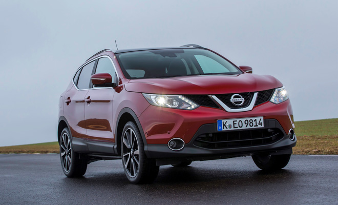 2014 Qashqai viewed from the front