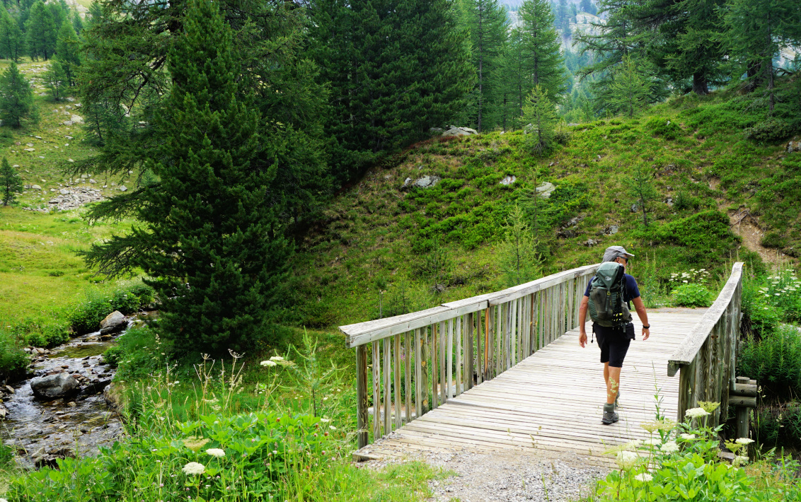 Footbridge above Isola2000