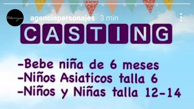 CHILE: Se busca BEBÉ niña de 6 meses, Niños/as talla 12-14 y niños asiáticos para COMERCIAL