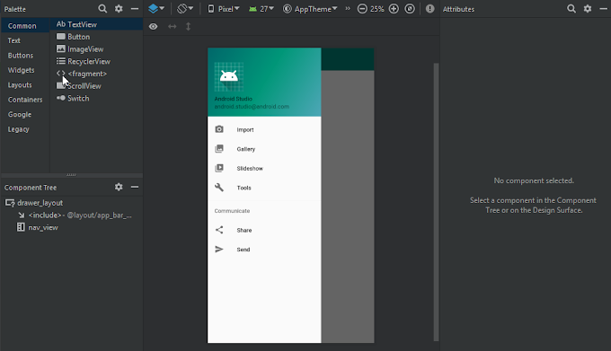 How to Android Navigation Drawer Example