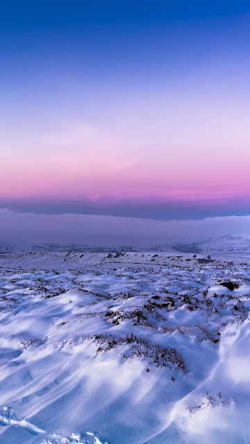 Snow Twilight Clear Sky