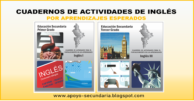 Libros de inglés para descargar gratis con actividades por aprendizaje esperado de Secundaria