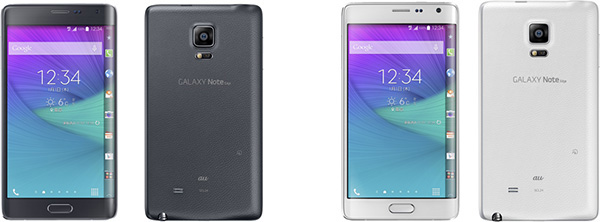 au向けGALAXY Note Edge SCL24の地域別発売日が発表。北海道、東北、北陸、中国、四国、九州では10月31日に発売