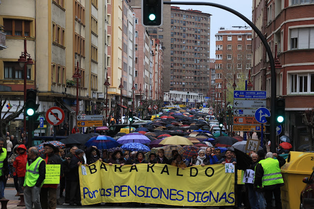 manifestación por unas pensiones dignas