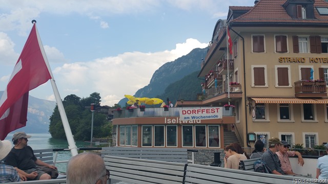 A cruise on Lake Brienz from Brienz to Interlaken Ost