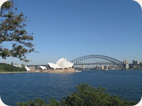 The view from Mrs Macquaries Chair