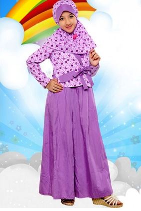 33 Gambar Model Baju Muslim Anak Perempuan Terbaru 2022