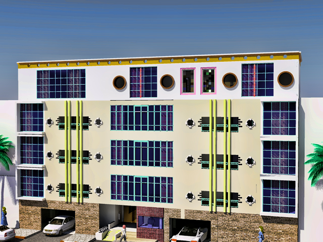 Facade 3D R+4