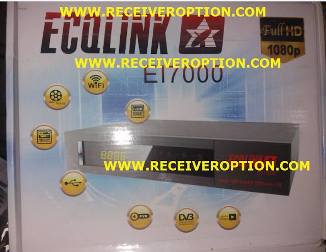 ECQLINK EI7000 HD RECEIVER CCCAM OPTION