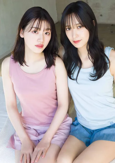 Young Gangan 2022 No.07 Hinatazaka46 Sasaki Mirei & Sasaki Kumi