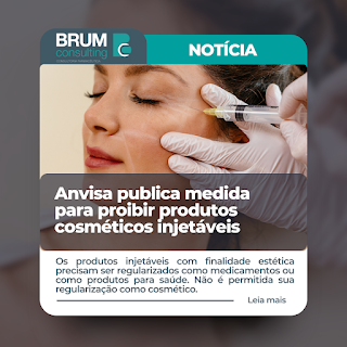 Anvisa publica medida para proibir produtos cosméticos injetáveis