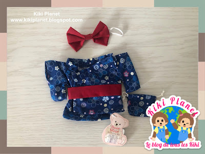 kiki Monchhichi yukata kimono chemisettes terao japon