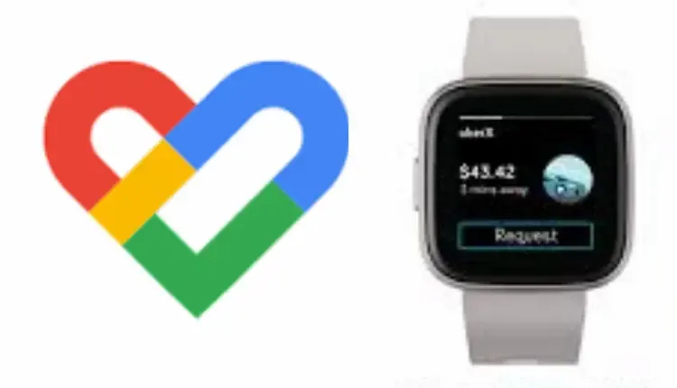 Image of Google fit app and smart watch