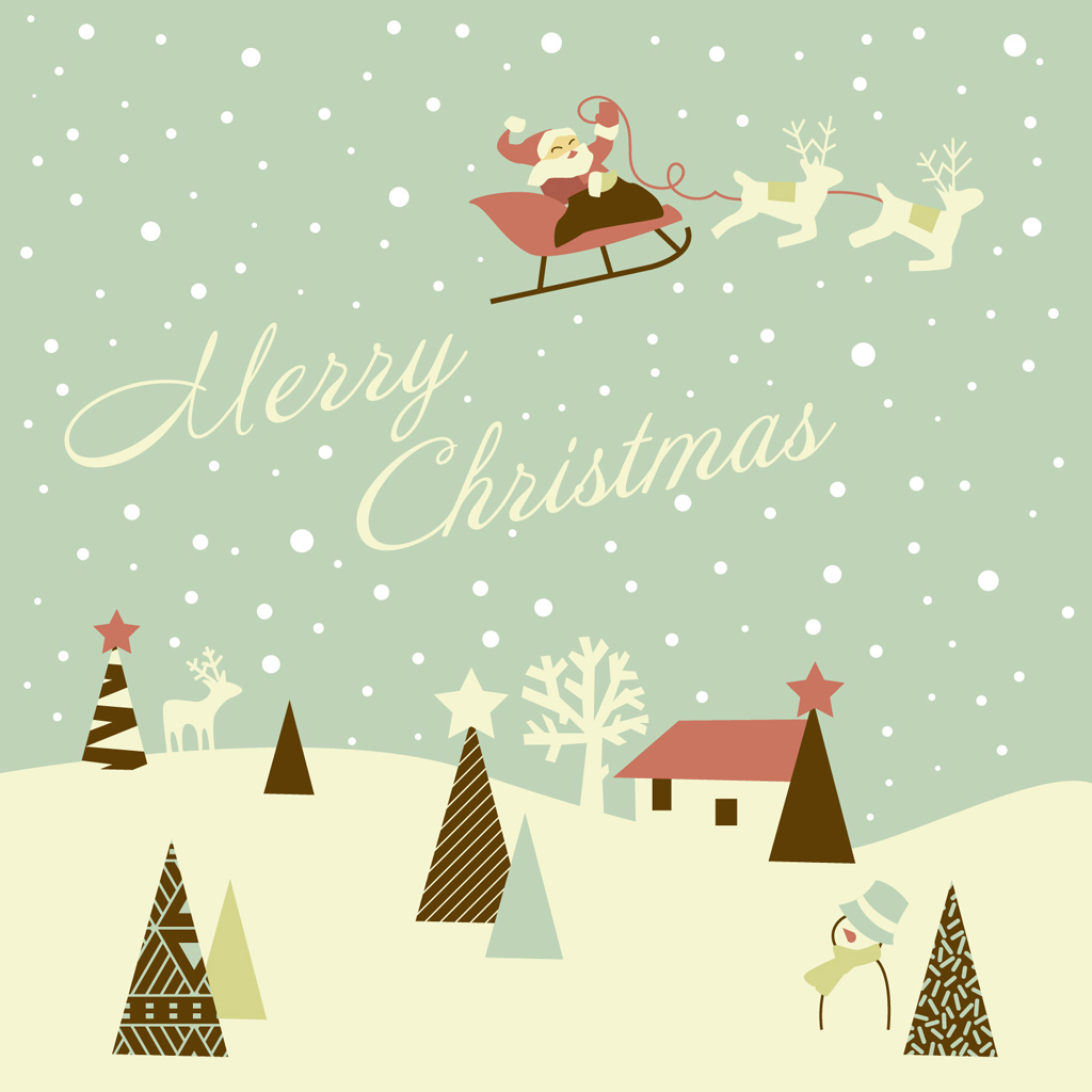 IPad Wallpapers: Free Download Christmas Scenery iPad mini 