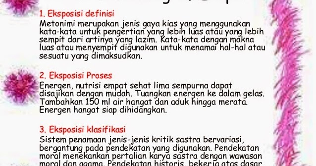 Contoh Eksposisi Jenis Definisi - Contoh Two