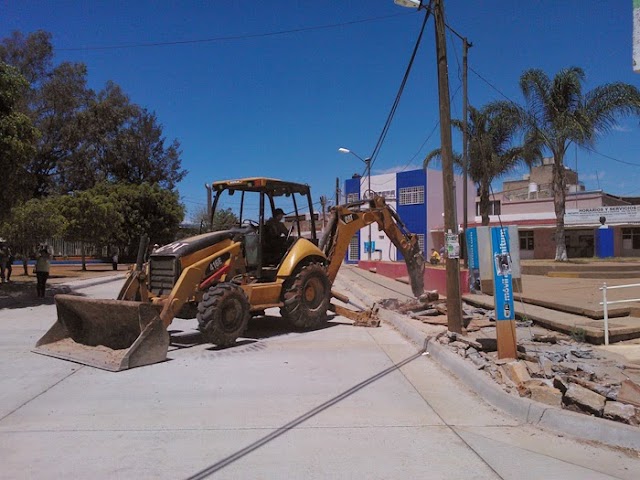 Terminarán calles de Tepa  antes de fiestas patronales