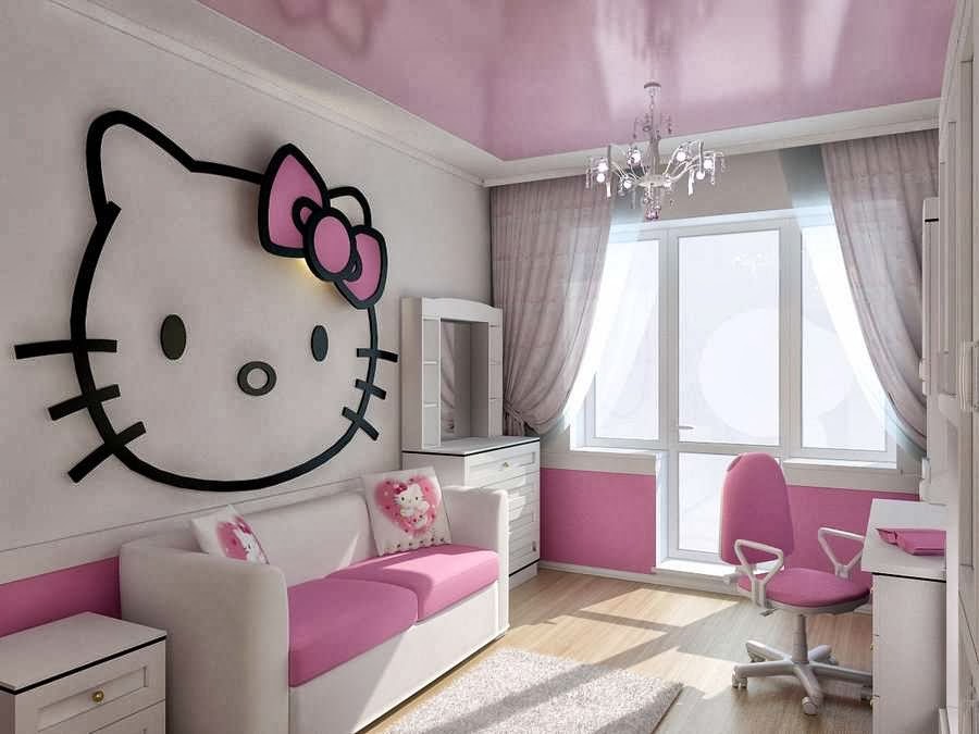   Desain Interior Kamar Anak Perempuan