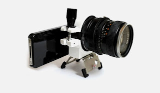 iPhone 4 Dengan DSLR Lens Prototype