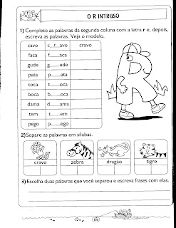 ATIVIDADES DE PORTUGUÊS PARA 3° ANO GRAMÁTICA INFANTIL