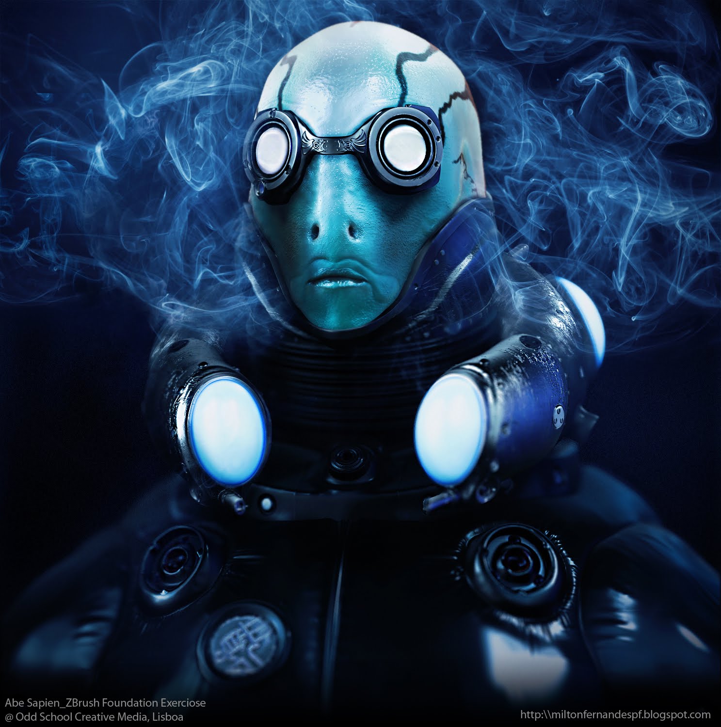 Download this Summer Toy Con Toys Hellboy Abe Sapien picture