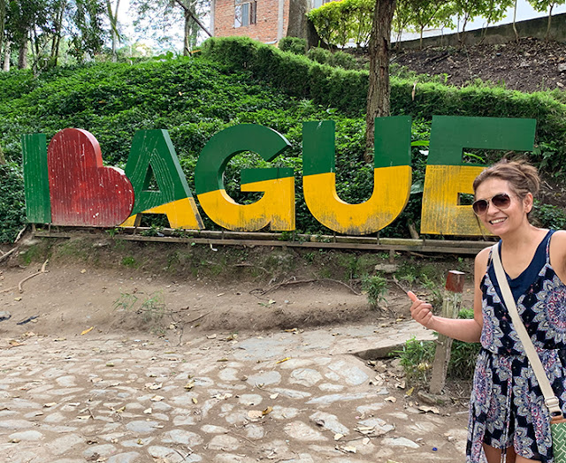 Ibague sign in parque centenario