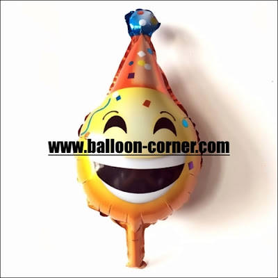 Balon Foil Emoji Badut Mini