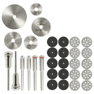 Abrasive Cutting Disc With Mandrels Diamond Grinding Wheels For Dremel Accesories Metal Cutting Rotary Tool Saw Blade hown - store