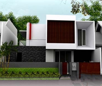 Desain Model atap  rumah minimalis  bergaya datar  Desain Rumah Minimalis 