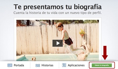 activar biografia en facebook